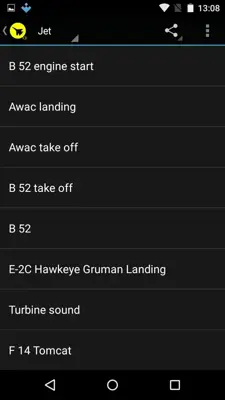 Sonidos de aviones android App screenshot 7